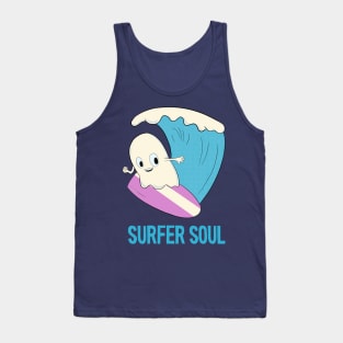 Surfer Soul - Cute ghost surfer Tank Top